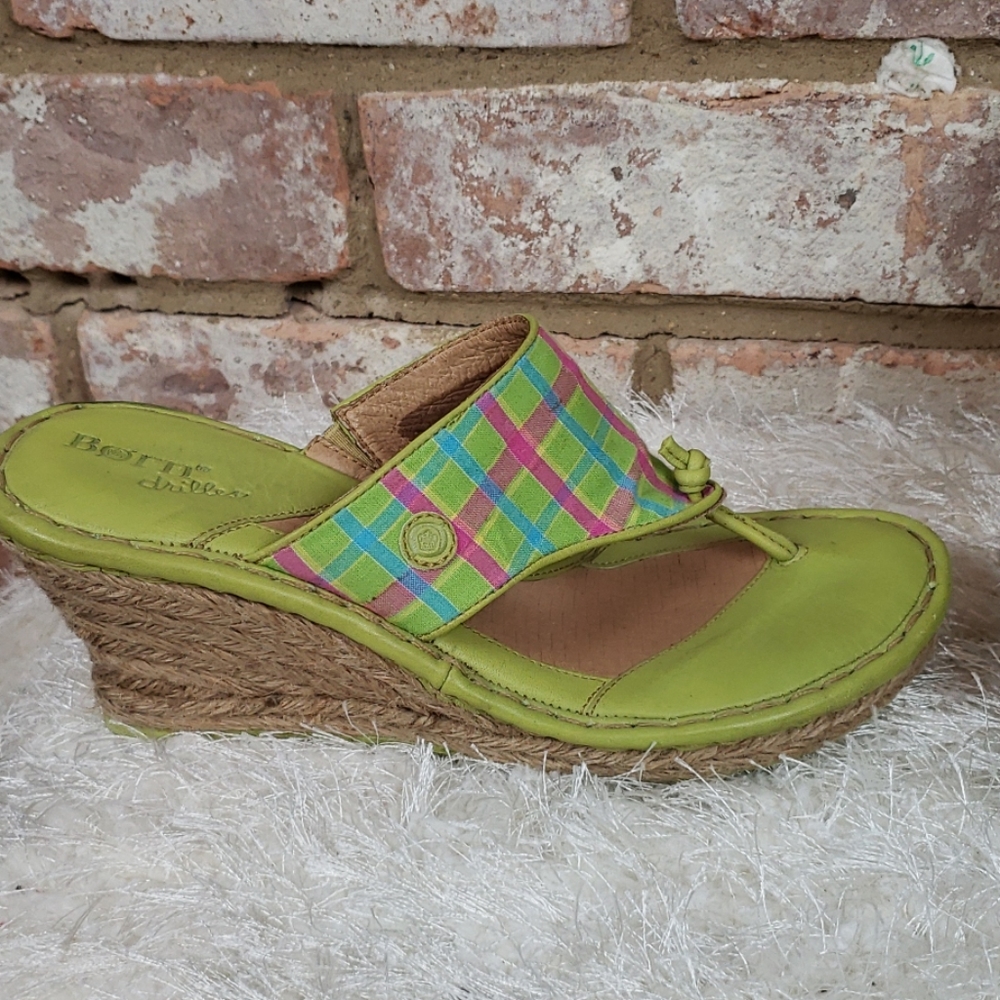 Born Wedge Thong Sandals